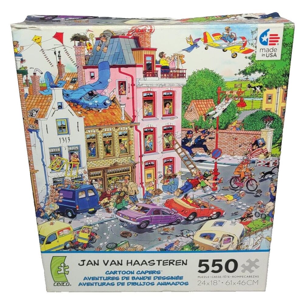 Friday The 13th Ceaco Jan Van Haasteren 550 Piece Jigsaw Puzzle 24" X 18"